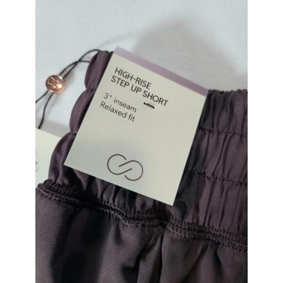 CALIA Step Up Shorts Python Dark Brown XXS High Rise 3" Inseam Athletic NWT - Picture 5 of 6